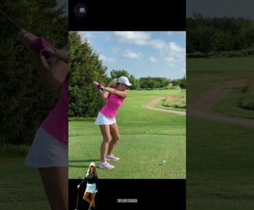 Golf Girl - Taylor Cusack part 8 short clip less 1 minutes Golf Swing ,Golf Tips