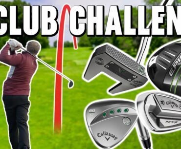 4 Club Golf Challenge | Thomas Shoots -4 With 4 Golf Clubs?