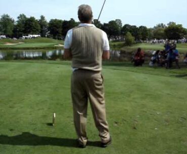 Kevin Costner flirts and plays golf with The Wine Ladies TV