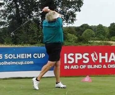 Laura Davies golf swing (Driver), ISPS Handa Ladies European Masters 2015