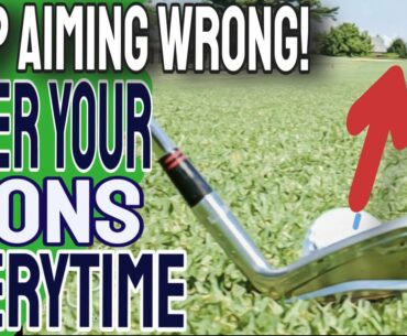 Stop Ruining Your Golf Swing And Do This EVERY TIME | How To Aim Clubface And Irons