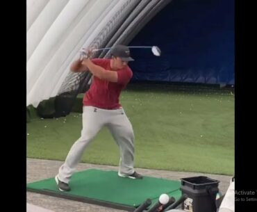 💪🚀 power swing.. 400 yds #longdriver #golfswing #shorts