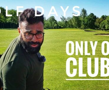GOLF DAYS - TAKING ON THE ONE CLUB CHALLENGE! ONE HOLE ONE CLUB. WHO WINS !? - LITTLE CHANNELS