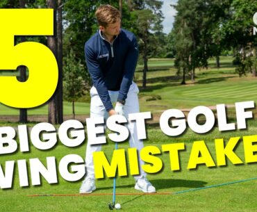 5 BIGGEST GOLF SWING MISTAKES!!