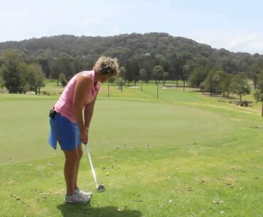 #17 The Lady Golf Teacher WebTV: Practice Swing for Chipping