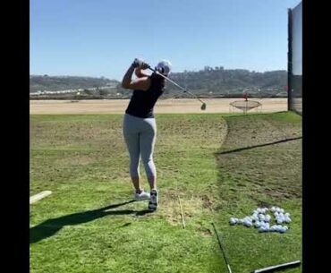 Shorty irons. beauty lady golf swing  🔥🔥🔥 #golf #shorts #golftrickshot      | GOLF#SHORT