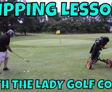 CHIPPING BASICS WITH THE LADY GOLF COACH. EMMA BROWN PGA