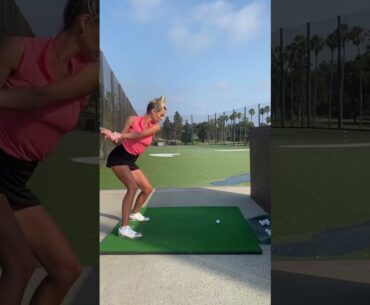 Amazing Golf Swing you need to see | Golf Girl awesome swing | Golf shorts | Bri Teresi