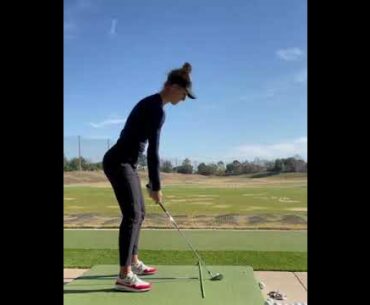 Fantastic swing 👏 #golf #shorts  #golfswing #golfgirl