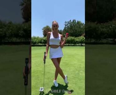 Amazing Golf Swing you need to see | Golf Girl awesome swing | Golf shorts | Bri Teresi