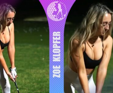 Fitness Model and golfer Zoë Klopfer Is This Week's Hottie On The Golf Channel