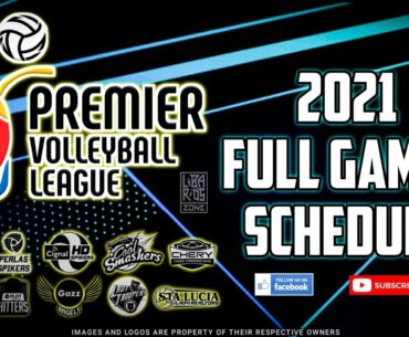 PVL 2021 Open Conference Full Games Schedule