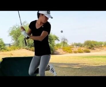 Can believe in my eyes 🤗🤗 #golftrickshot #golf #shorts #golfswing