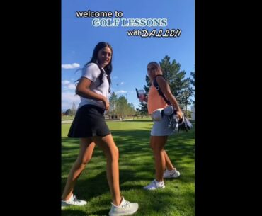 ✨GOLF LESSONS WITH DALLEN✨ this could possibly be the most embarrassing tiktok i have ever posted