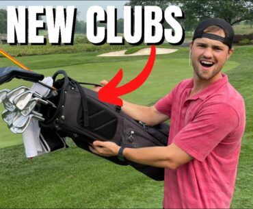 My FIRST Round With NEW Golf Clubs - Breaking 80 Episode 13