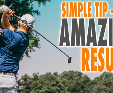 HOW TO GET THROUGH THE GOLF BALL - SIMPLE TIP WITH AMAZING RESULTS