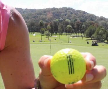 #6 The Lady Golf Teacher Web TV-Lining Up Your Golf Ball