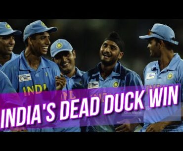 India's dead duck win | South Africans The masters of the late choke again against India