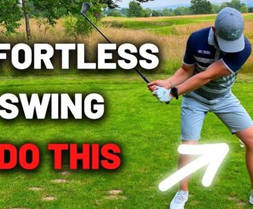 CREATE AN EFFORTLESS GOLF SWING WITH THIS LEG ACTION!