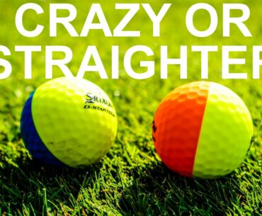 CRAZY GOLF BALL OR WILL IT HELP YOU HIT IT STRAIGHT