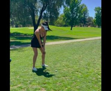 Amazing Golf Swing you need to see | Golf Girl awesome swing | Golf shorts | Steph Langnas