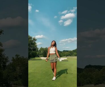 Amazing Golf Swing you need to see | Golf Girl awesome swing | Golf shorts | Jordan Cornelius