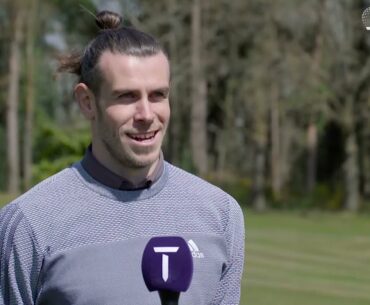 Gareth Bale's golf swing and why he loves golf...