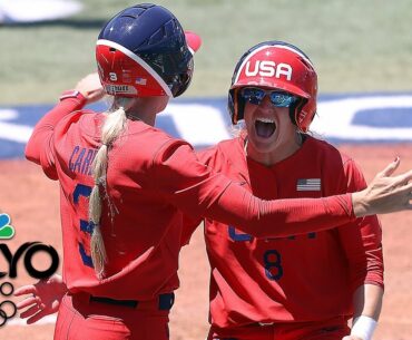 Australia vs. USA | Tokyo Olympics 2020: Softball Highlights | NBC Sports