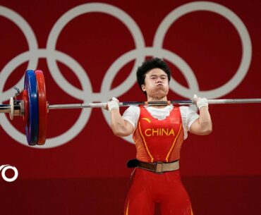 China's Hou earns gold medal in women's 49kg weightlifting | Tokyo Olympics | NBC Sports
