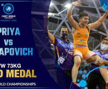 WW 73KG GOLD MEDAL: PRIYA (IND) VS PATAPOVICH K. (BLR)