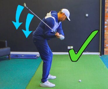 Easiest way to SHALLOW your golf swing