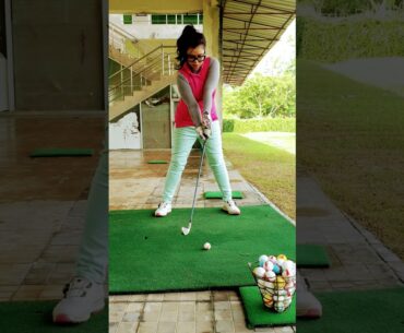 3-iron shot #golf