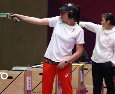 ROC's Vitalina Batsarashkina wins gold medal in women's 10m air pistol | Tokyo Olympics | NBC Sports