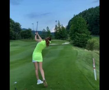 Go Kyung min Swing!| Golf ladies | Golf lady | Golf Shorts | #Shorts