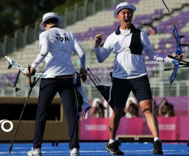 South Korea wins inaugural mixed team archery gold medal | Tokyo Olympics | NBC Sports