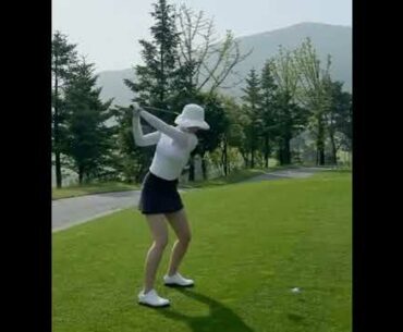 Choi yijin!!| Golf ladies | Golf lady | Golf Shorts | #Shorts