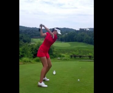 Kwak Yebin Swing! | Golf ladies | Golf lady | Golf Shorts | #Shorts