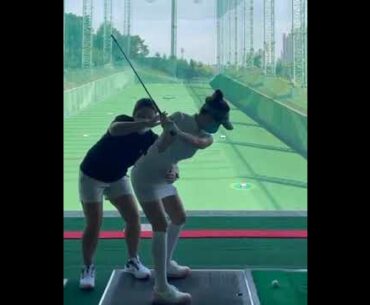 Kim hyehyun Teaching softly ! | Golf ladies | Golf lady | Golf Shorts | #Shorts