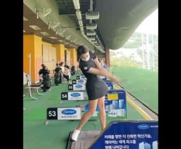 Choi yijin!! | Golf ladies | Golf lady | Golf Shorts | #Shorts