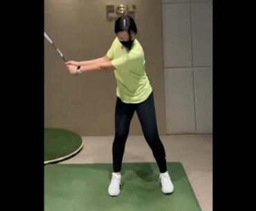 Jo seo young iron Swing! | Golf ladies | Golf lady | Golf Shorts | #Shorts