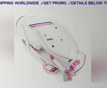 [DIscount] $99 Golf bag, ladies premium PU golf standard bag, light waterproof option 9.5 inches HO