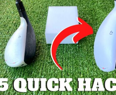 TOP 5 QUICK HACKS TO REFURBISH YOUR GOLF CLUBS AND INCREASE VALUE..