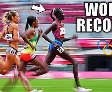 ATHING MU'S EPIC 800 METER WORLD RECORD RACE - Tokyo 2021 Olympic 800 Meter Finals