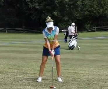 Amy Boulden golf swing (fairway metal), ISPS Handa Ladies European Masters 2015