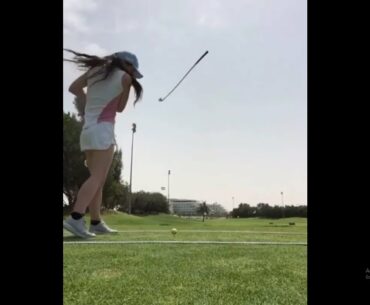 “how far can you hit your 9 iron? #golf  #golfswing #golffailsfunny #crazygolfmoments   | GOLF#SHORT