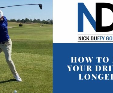 HOW TO HIT YOUR DRIVER LONGER