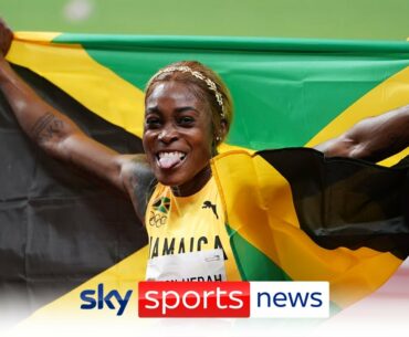 Elaine Thompson-Herah leads a Jamaican one-two-three in the women's 100m Final at Tokyo 2020