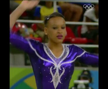 Olympics Rebeca Andrade performance to a remix of Beyonce's 'Single Ladies at Rio 2016