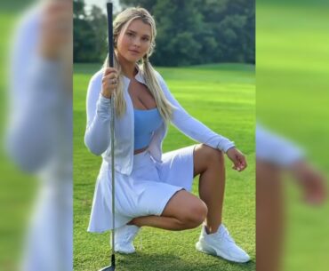 Amazing Golf Swing you need to see | Golf Girl awesome swing | Golf shorts | Kinsey