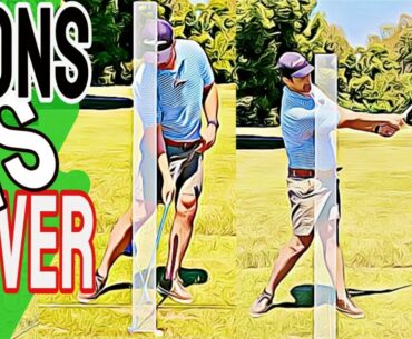 Golf Swing Basics = BETTER GOLF | STOP Going In Circles Irons Vs Driver